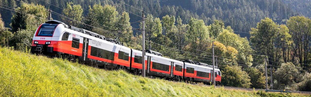 Cityjet mit "S-Bahn Steiermark" Branding