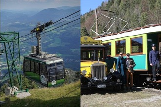 Image collage from the Rax cable car