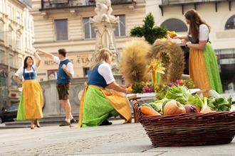 Landjugend Österreich beim Erntedank-Fest