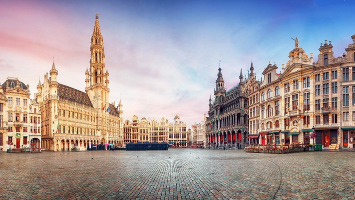 Panorama of the center of Brussels